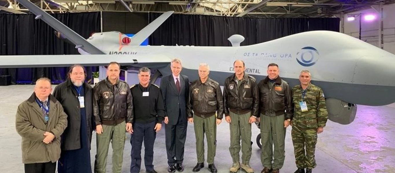 Στην 110ΠΜ για επίδειξη από την General Atomics των UAV MQ-9 Reaper